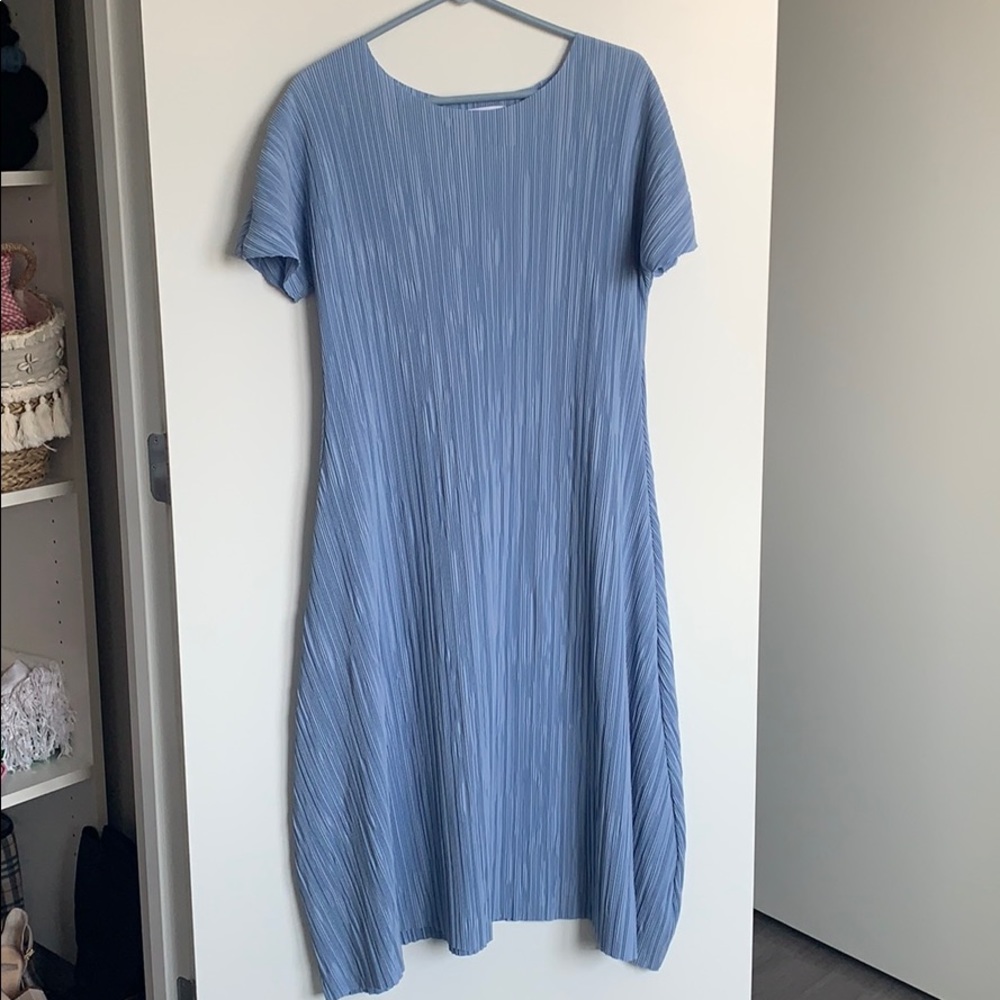 Blue Maternity Dress